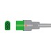 Compatible 5-lead ECG Leadwire with Snap end Molded 0.9m AHA