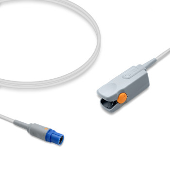 Compatible 3-lead ECG Leadwire with Snap end Molded 0.9m AHA