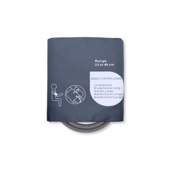 Adult Extra Long, Double Hose, Reusable NIBP Cuff