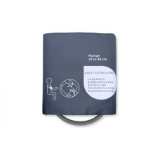 M4556B, adult long single hose 23-46 cm reusable NIBP cuff